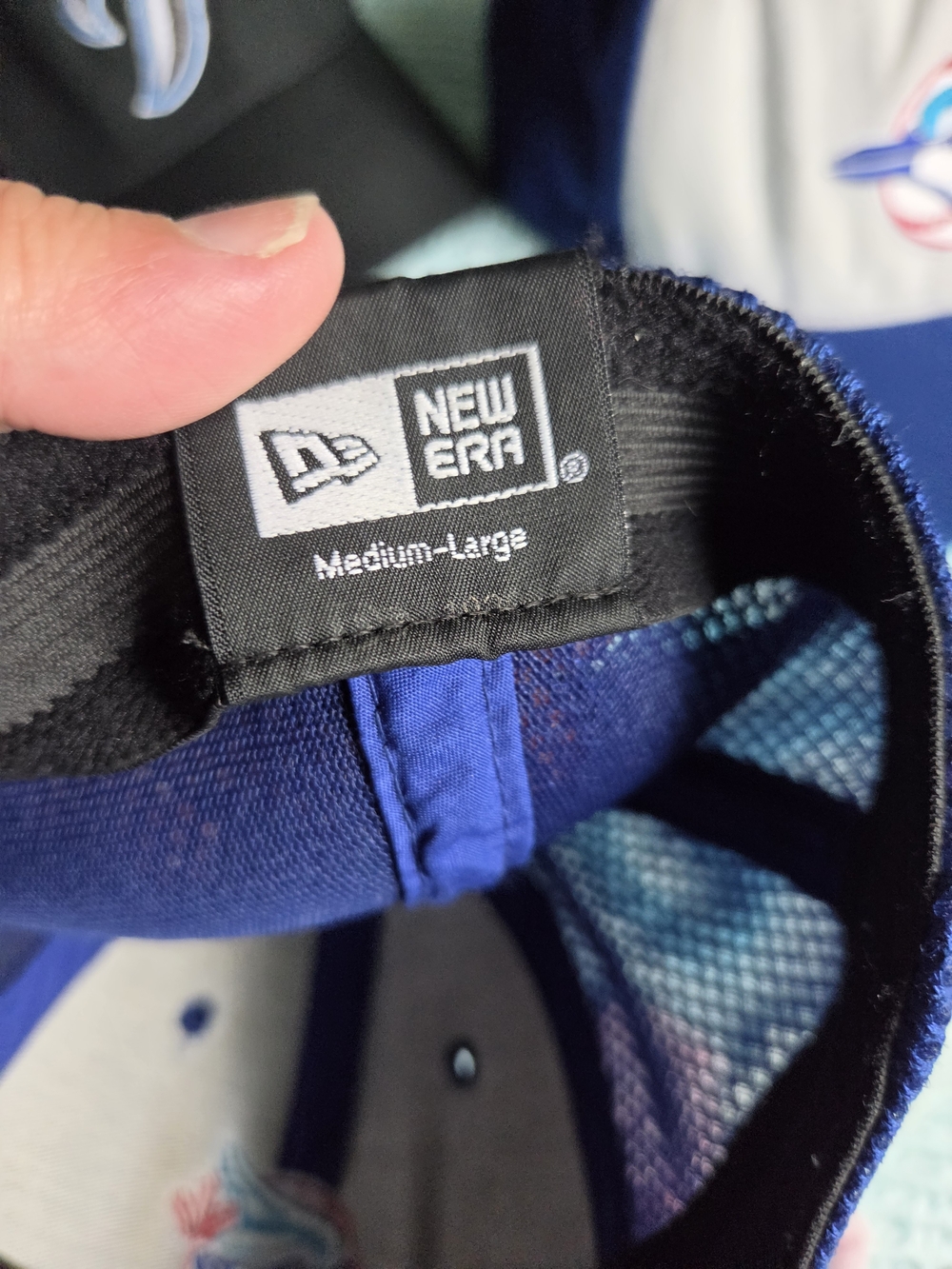 Mesh Back Adult Blue JAYS Ball Cap - Picture 2 of 4